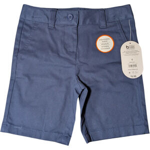 Wonder Nation - Navy Blue Shorts - Size 6 - Adjustable Waist Stretch-NWT